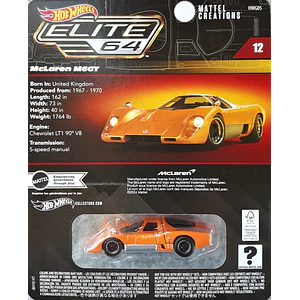 Hot Wheels: McLaren M6GT - Elite 64