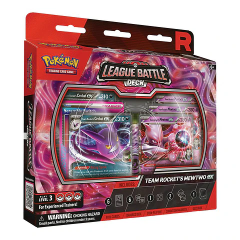 Pokémon TCG: Team Rocket's Mewtwo ex League Battle Deck (Inglés)