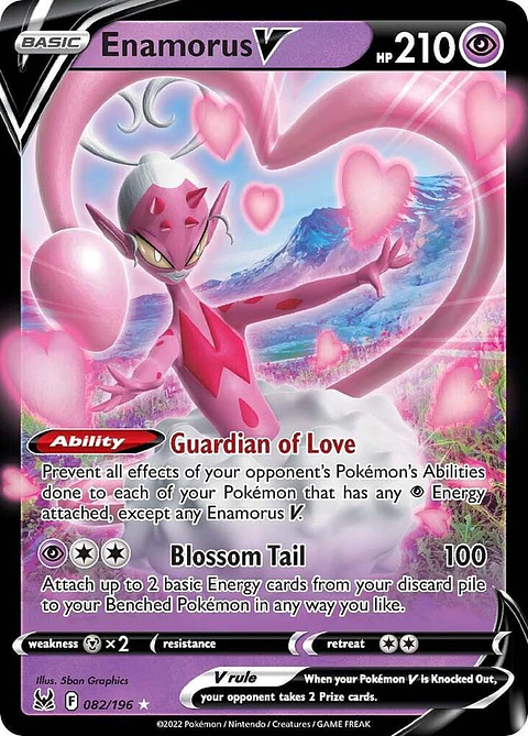 Pokémon TCG: Enamorus V -082/196- SH11: Lost Origin (SWSH11)