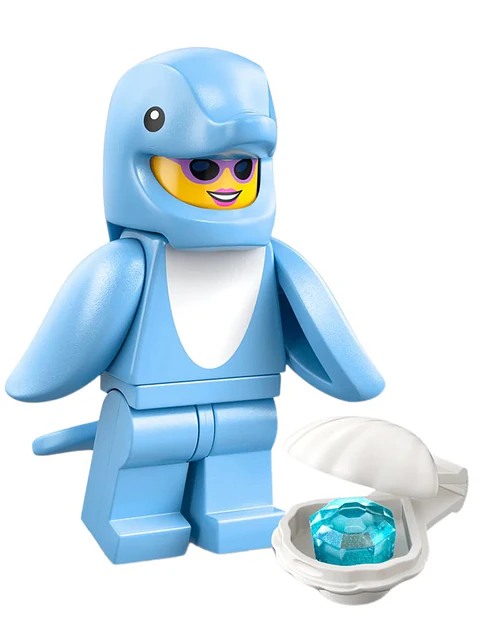 Lego Minifigura: Delfín - Serie 28