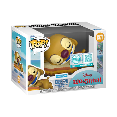 Funko Pop! Reuben Sleeping #1571 Supreme Limited Edition (9,500 piezas) - Disney: Lilo & Stitch