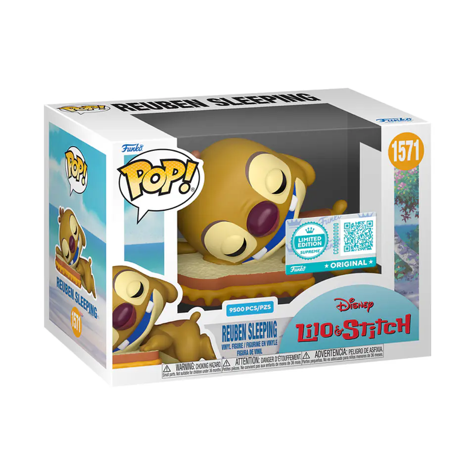 Funko Pop! Reuben Sleeping #1571 Supreme Limited Edition (9,500 piezas) - Disney: Lilo & Stitch 1