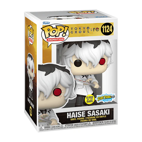 Funko Pop! Haise Sasaki (Glow) #1124 Sure Thing Toys - Tokyo Ghoul: re