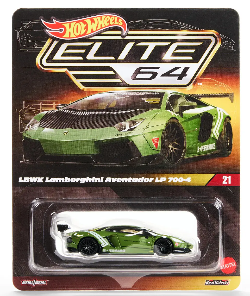 Hot Wheels: LBWK Lamborghini Aventador LP 700-4 - Elite 64 1