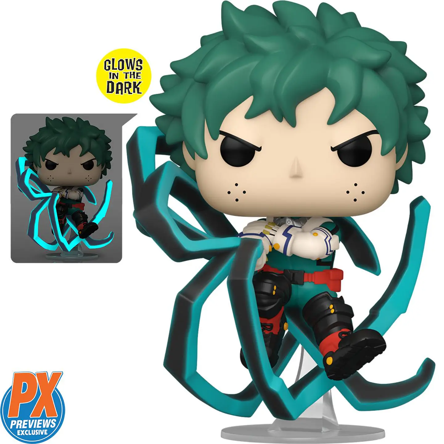 Funko Pop! Izuku Midoriya (Glow) #1347 PX Previews - My Hero Academia  2