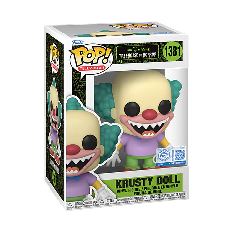 Funko Pop! Krusty Doll #1381 Funko Shop - The Simpsons: Treehouse of Horror