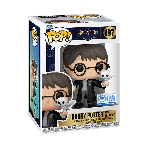 Funko Pop! Harry Potter with Hedwig #197 Exclusivo - Harry Potter