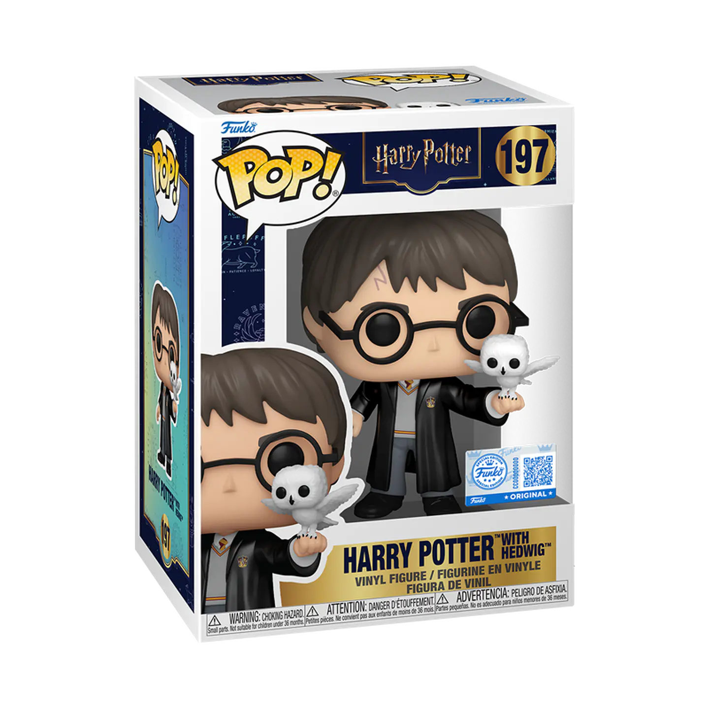 Funko Pop! Harry Potter with Hedwig #197 Exclusivo - Harry Potter 1