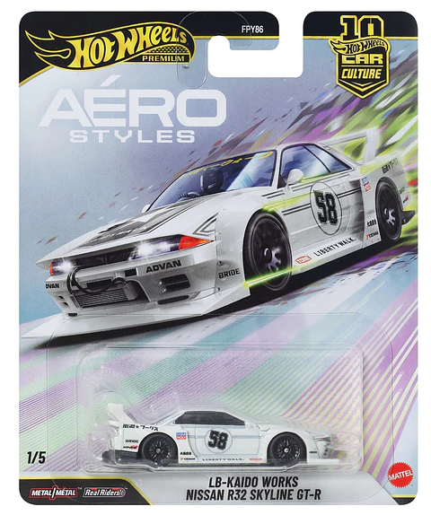 Hot Wheels Premium: LB-Kaido Works Nissan R32 Skyline GT-R - Car Culture