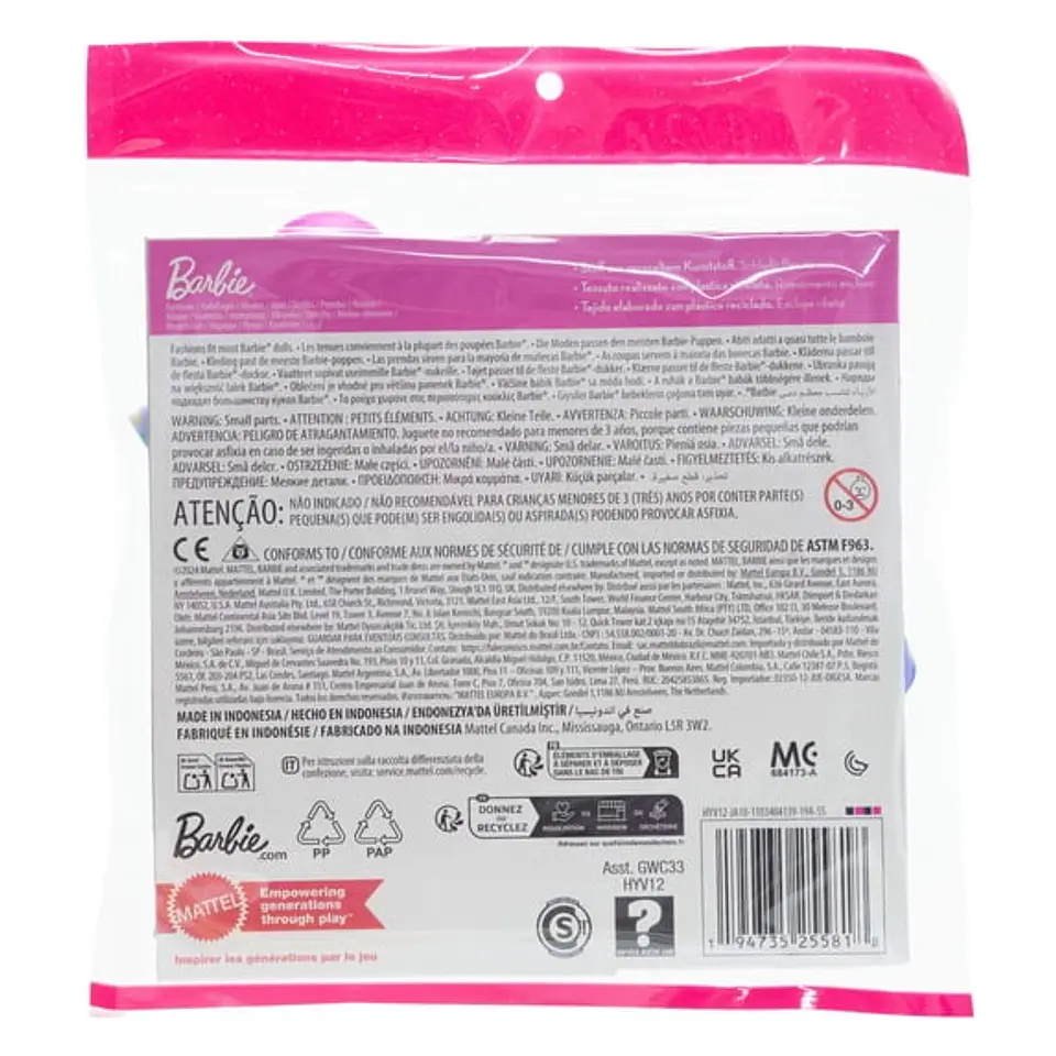 Ropa para Barbie y Ken 2-pack | Outfit Malibú con accesorios - Mattel 3