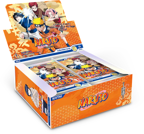 Cartas KAYOU Naruto Earth Scroll Series 1 | 8 cartas por sobre 