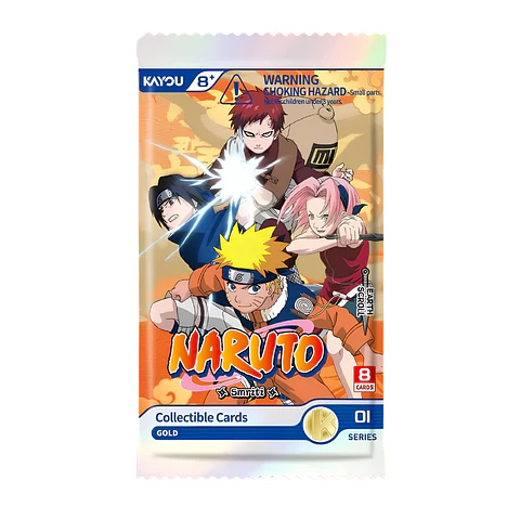 Cartas KAYOU Naruto Earth Scroll Series 1 | 8 cartas por sobre 