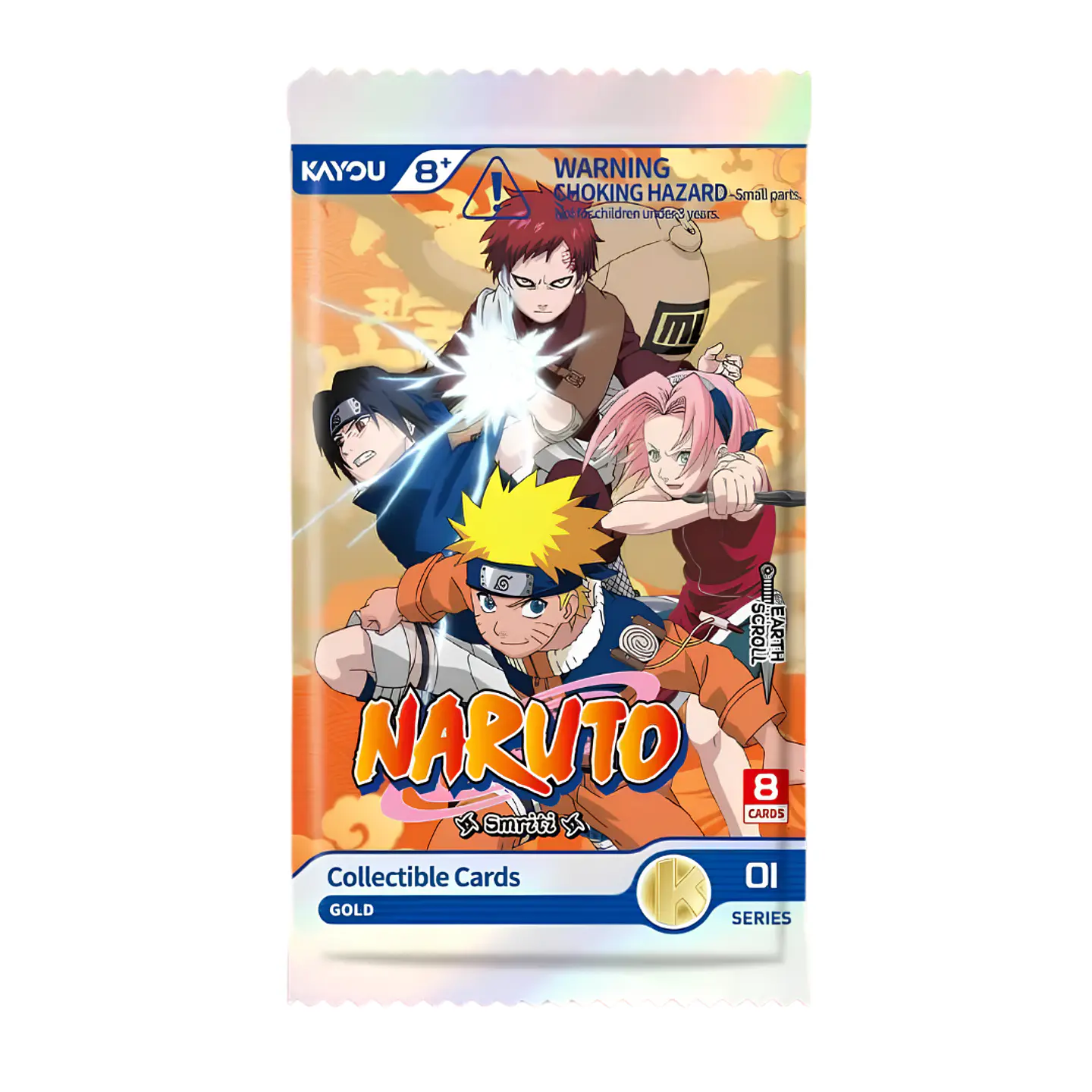 Cartas KAYOU Naruto Earth Scroll Series 1 | 8 cartas por sobre  2