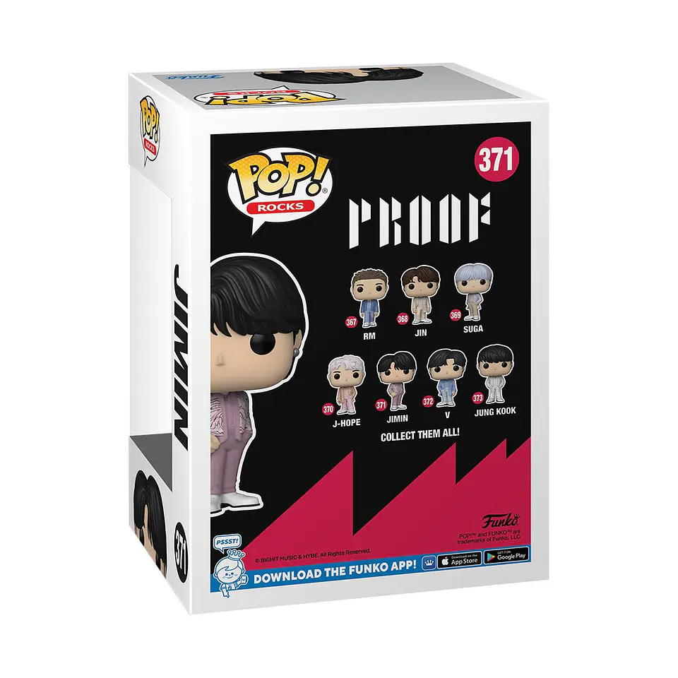 Funko Pop! Jimin (Proof) #371 - Rocks: BTS 3