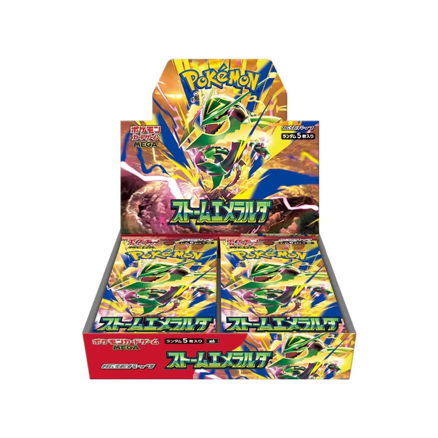 Storm Emerald (M6) Booster Box Japonés | Pokémon TCG - Mega Rayquaza ex 1