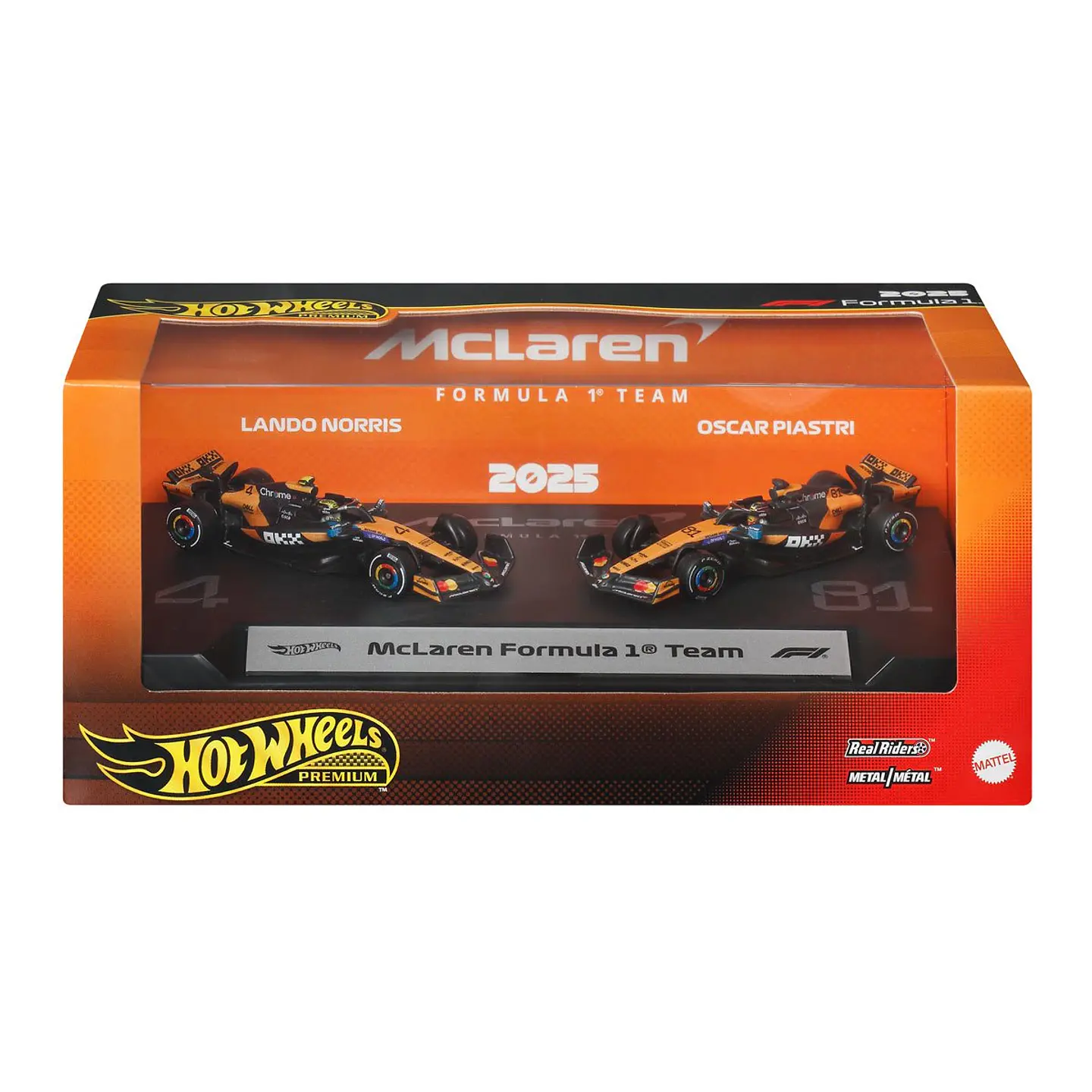 Hot Wheels Premium: McLaren Formula 1 Team 2pack - Lando Norris & Oscar Piastri  1