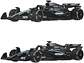 Hot Wheels Premium: Mercedes AMG Petronas Formula 1 Team 2pack - Kimi Antonelli & George Russell - Miniatura 3