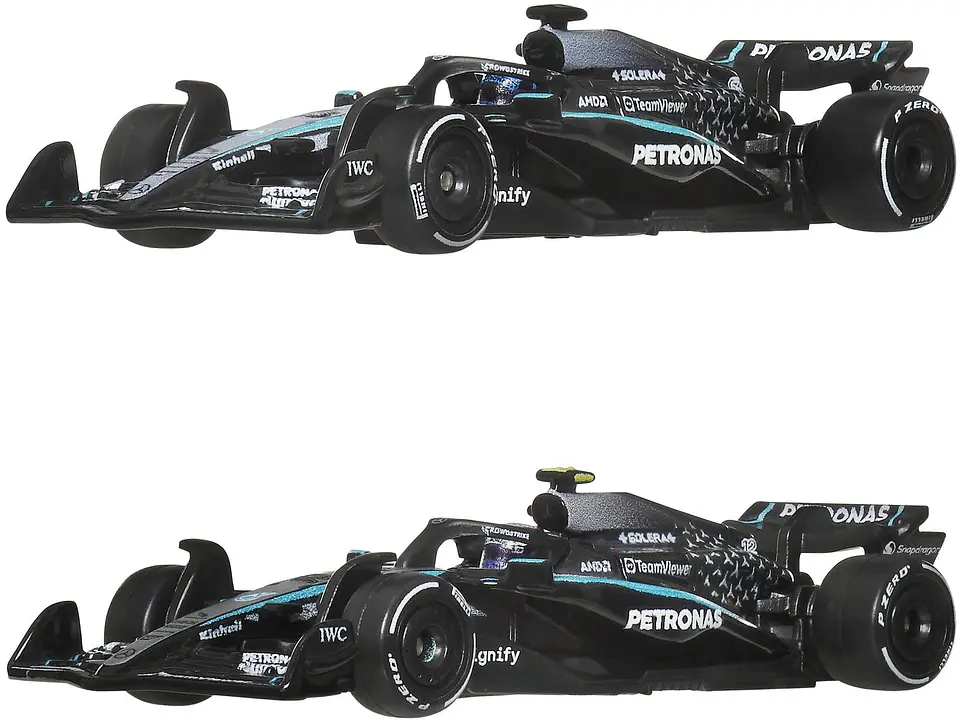 Hot Wheels Premium: Mercedes AMG Petronas Formula 1 Team 2pack - Kimi Antonelli & George Russell 3