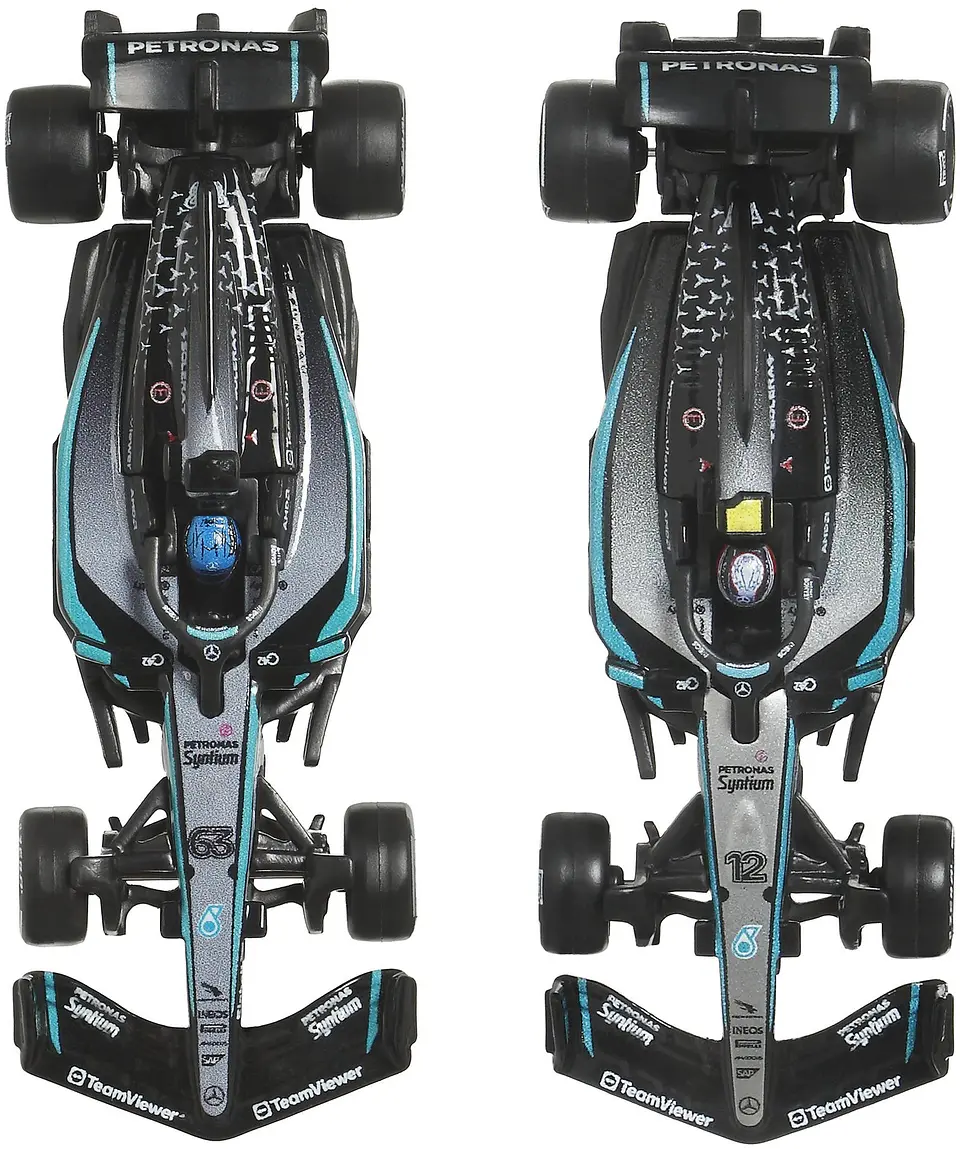 Hot Wheels Premium: Mercedes AMG Petronas Formula 1 Team 2pack - Kimi Antonelli & George Russell 4