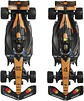Hot Wheels Premium: McLaren Formula 1 Team 2pack - Lando Norris & Oscar Piastri  - Miniatura 3
