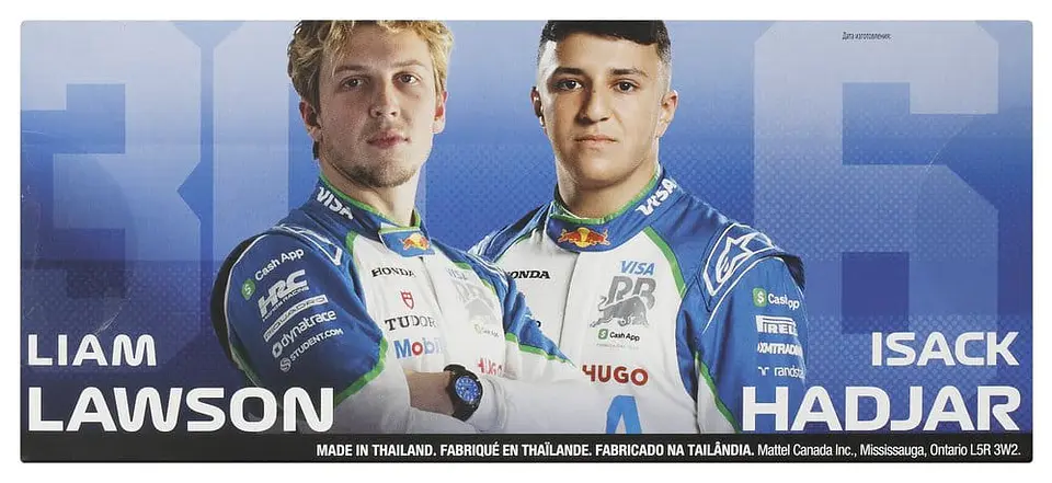 Hot Wheels Premium: Visa Cash App Racing Bulls Formula 1 Team 2pack - Isack Hadjar & Liam Lawson 4