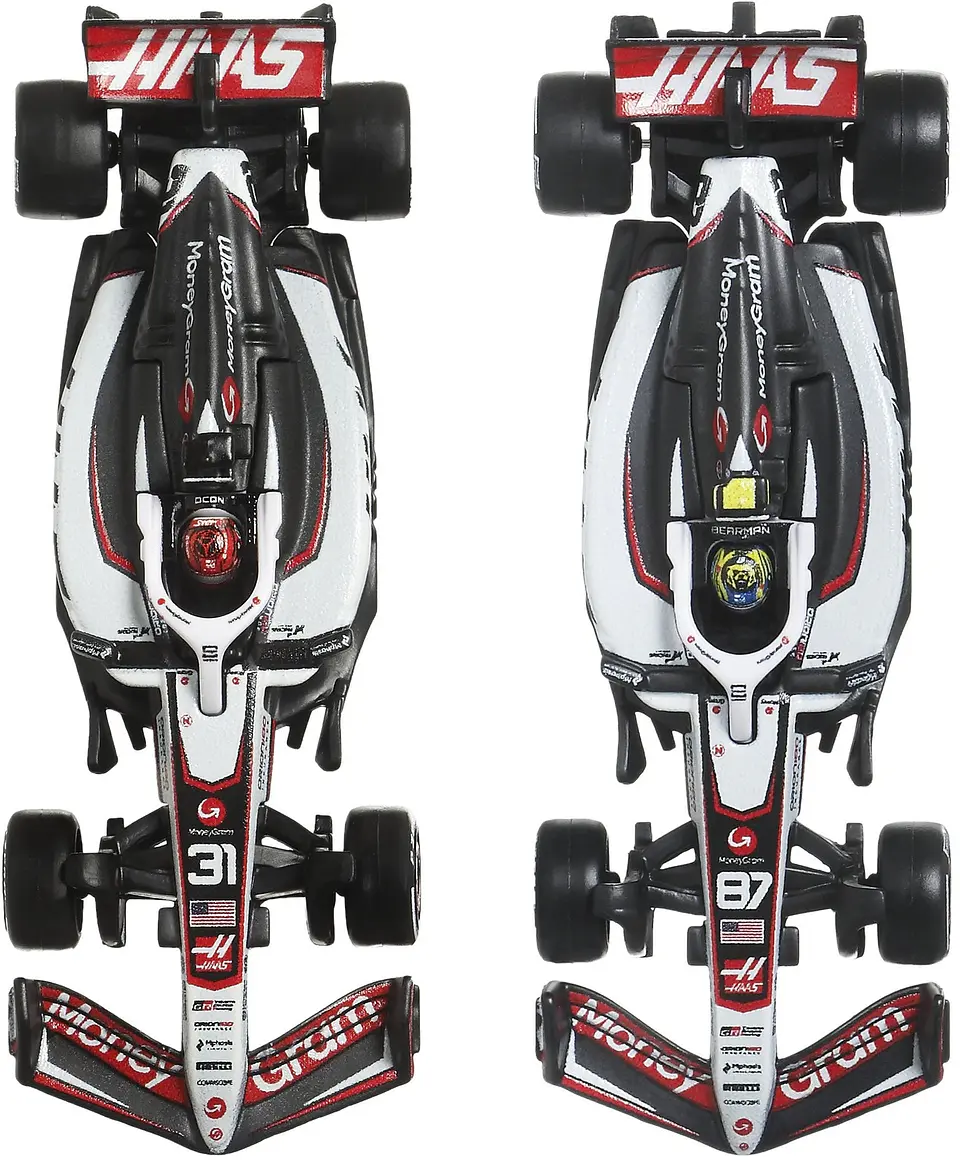 Hot Wheels Premium: MoneyGram Haas Formula 1 Team 2pack - Esteban Ocon & Oliver Bearman 3
