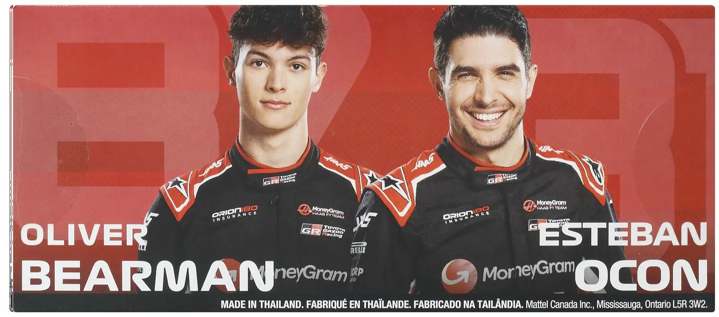 Hot Wheels Premium: MoneyGram Haas Formula 1 Team 2pack - Esteban Ocon & Oliver Bearman 4