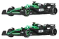 Hot Wheels Premium: Kick Sauber Formula 1 Team 2pack - Nico Hulkenberg & Gabriel Bortoleto - Miniatura 2