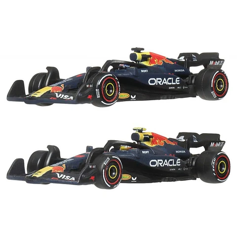 Hot Wheels Premium: Oracle Red Bull Racing Formula 1 Team 2pack - Max Verstappen & Yuki Tsunoda