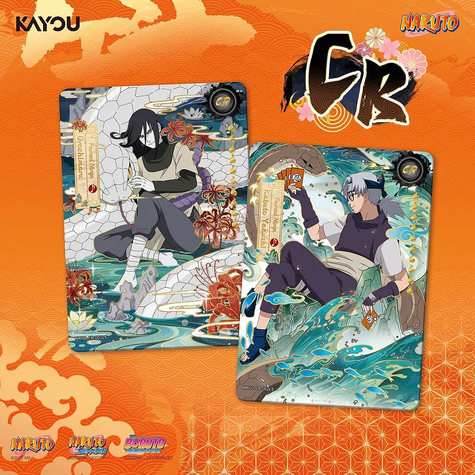 Cartas KAYOU Naruto Collector Box Earth Scroll 5-pack Serie 2 | Smriti Collectible Cards 3