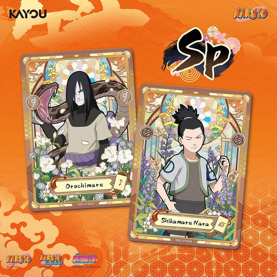 Cartas KAYOU Naruto Collector Box Earth Scroll 5-pack Serie 2 | Smriti Collectible Cards 4