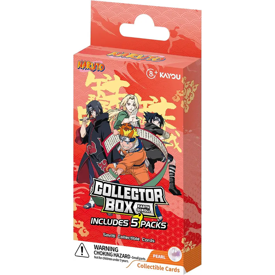 Cartas KAYOU Naruto Collector Box Earth Scroll 5-pack Serie 2 | Smriti Collectible Cards 1