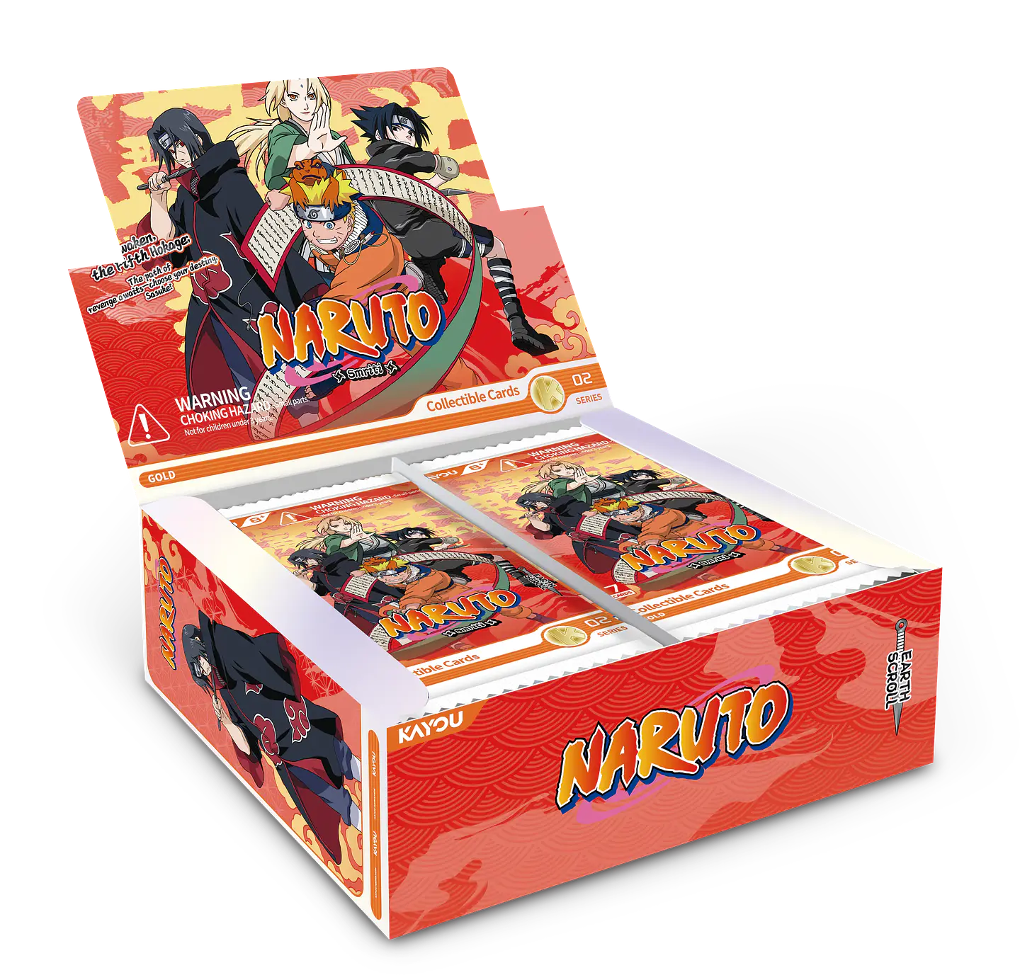 Cartas KAYOU Naruto Earth Scroll Series 2 | Smriti Collectible Cards Gold Edition 1