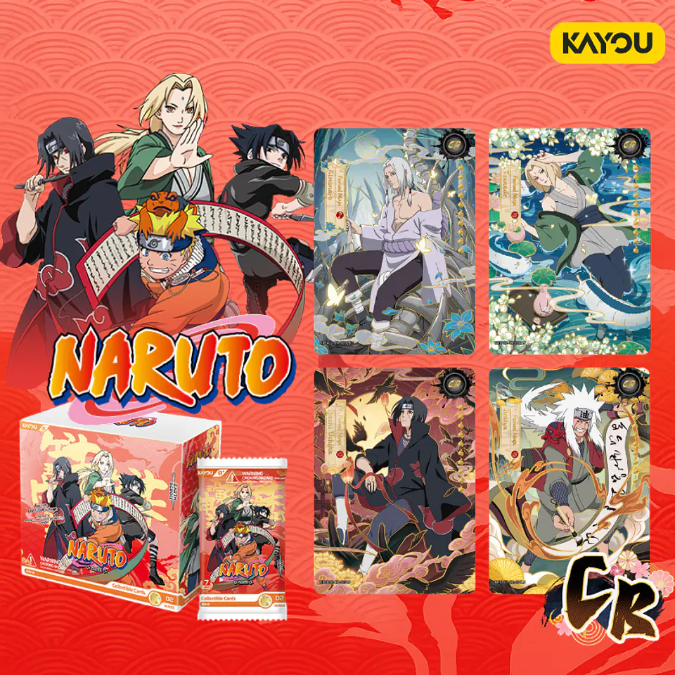 Cartas KAYOU Naruto Earth Scroll Series 2 | Smriti Collectible Cards Gold Edition 5