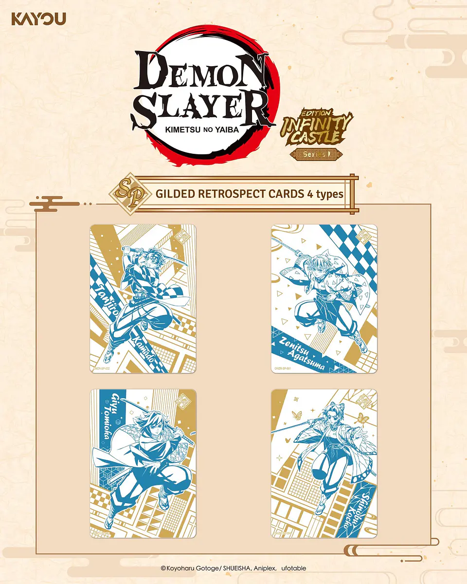 Cartas KAYOU Demon Slayer Infinity Castle Serie 01 | Platinum Edition  4