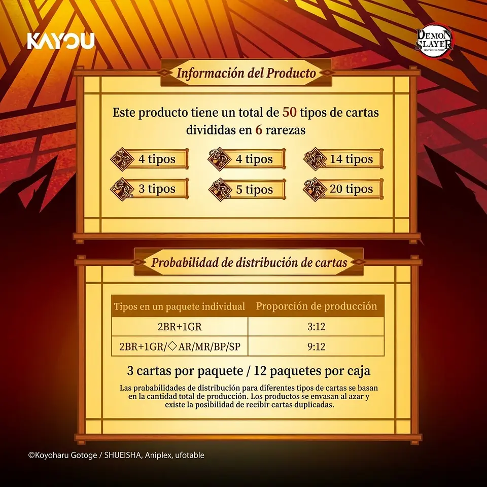 Cartas KAYOU Demon Slayer Infinity Castle Serie 01 | Platinum Edition  10