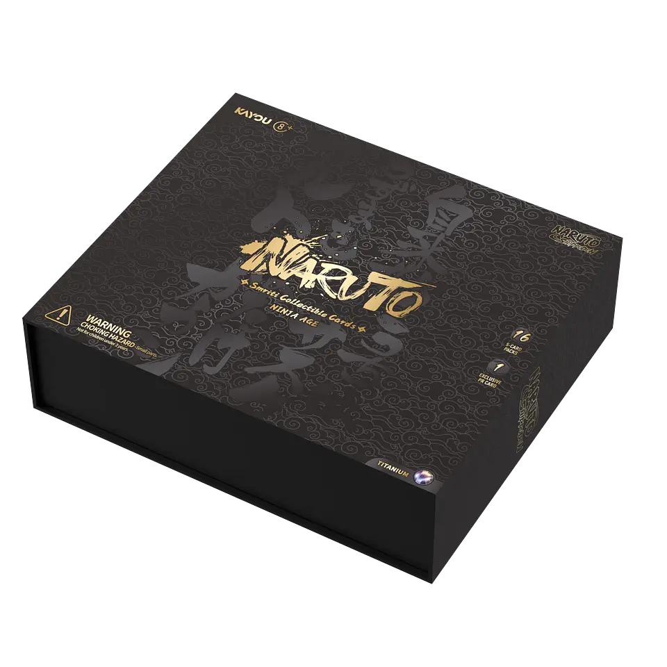 Cartas KAYOU Naruto Ninja Age Premium Collector Box | Titanium Edition  2
