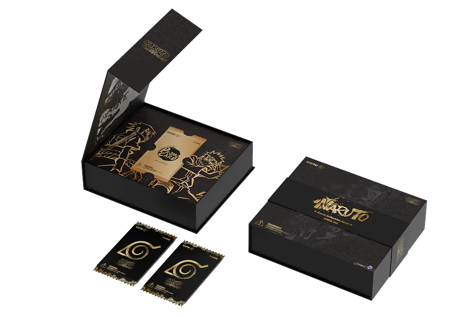 Cartas KAYOU Naruto Ninja Age Premium Collector Box | Titanium Edition  1