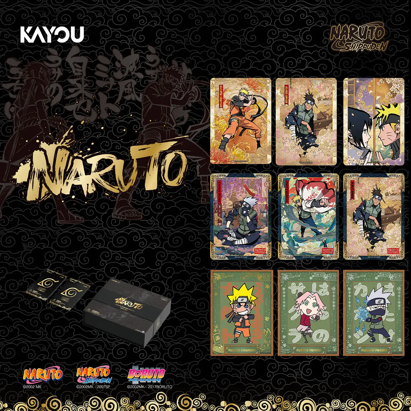 Cartas KAYOU Naruto Ninja Age Premium Collector Box | Titanium Edition  4
