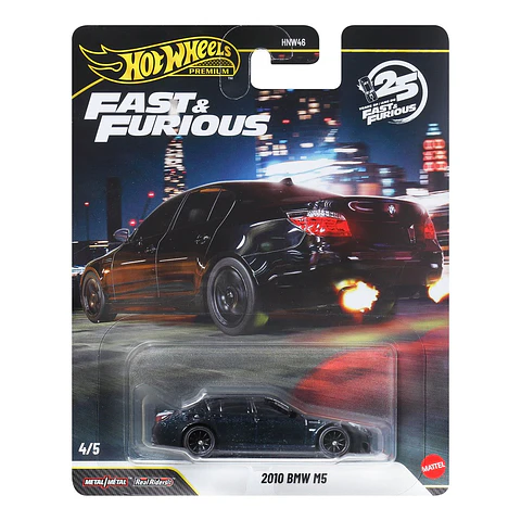 Hot Wheels Premium: 2010 BMW M5 - Fast & Furious 25º Aniversario 