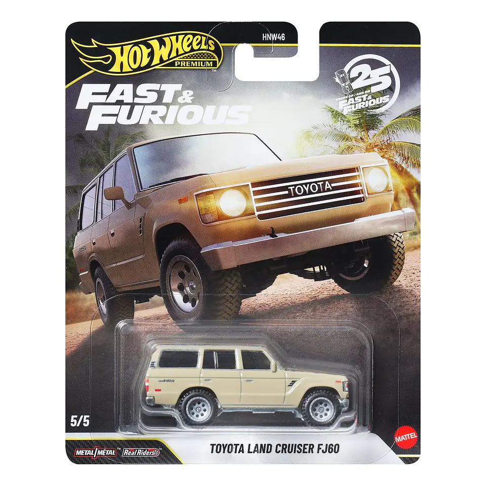 Hot Wheels Premium: Toyota Land Cruiser FJ60 - Fast & Furious 25º Aniversario 1