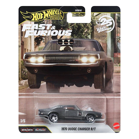 Hot Wheels Premium: 1970 Dodge Charger R/T Spectraflame - Fast & Furious 25º An
