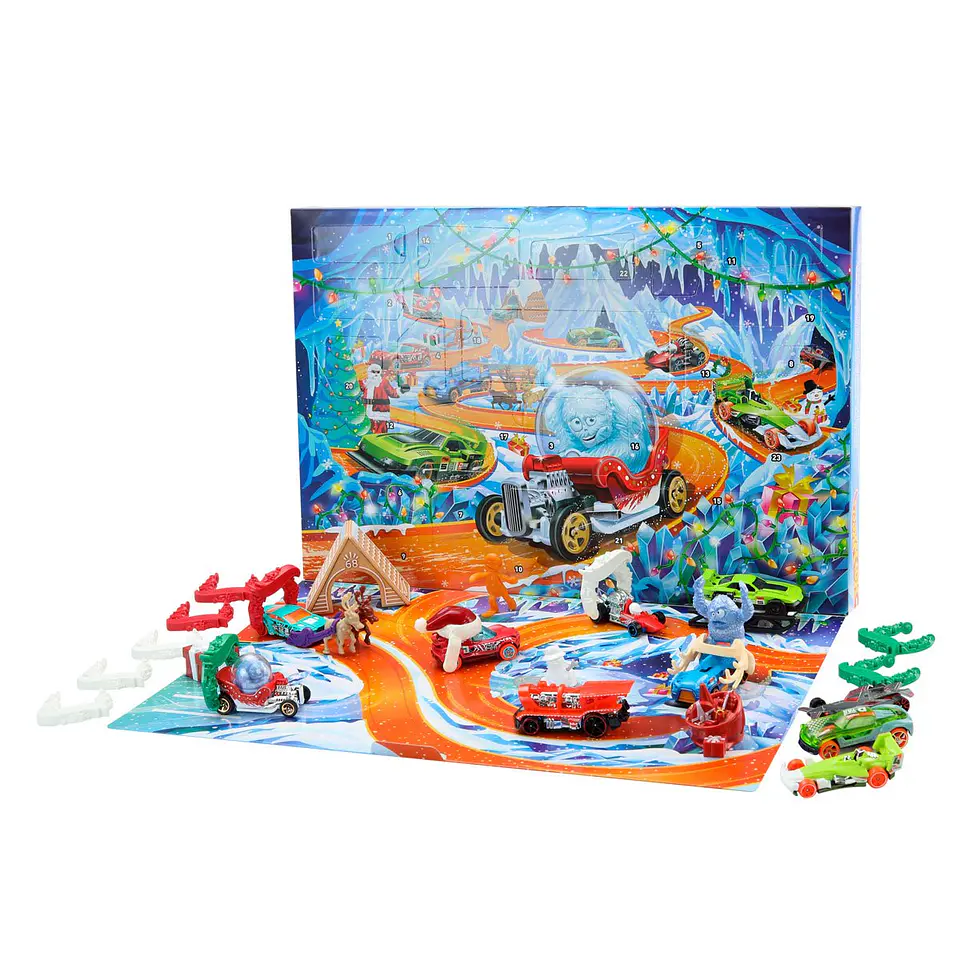 Hot Wheels Calendario de Adviento 2026 | 10 Autos + 23 Accesorios 5