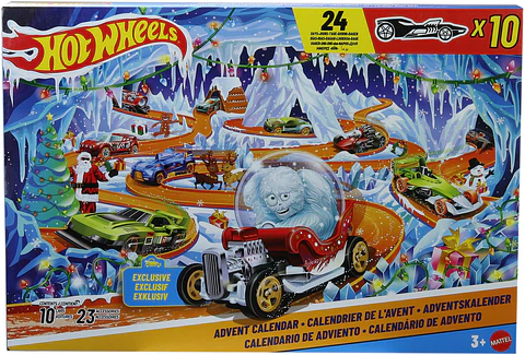 Hot Wheels Calendario de Adviento 2026 | 10 Autos + 23 Accesorios