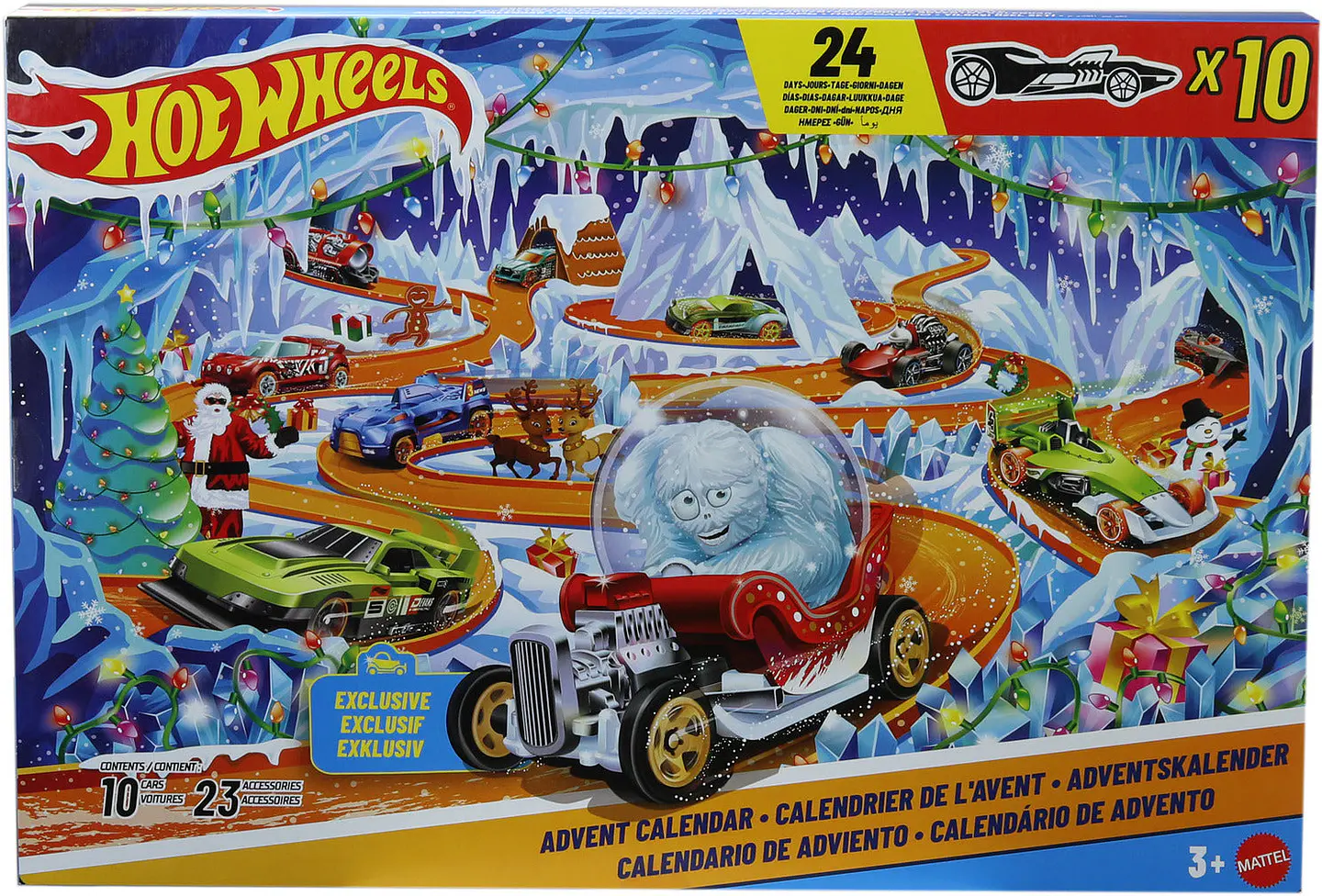 Hot Wheels Calendario de Adviento 2026 | 10 Autos + 23 Accesorios 1