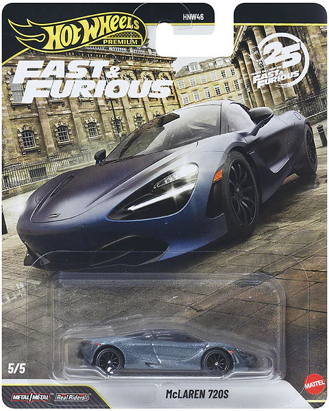 Hot Wheels Premium: McLaren 720S - Fast & Furious 25º Aniversario