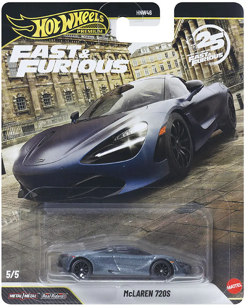 Hot Wheels Premium: McLaren 720S - Fast & Furious 25º Aniversario 1