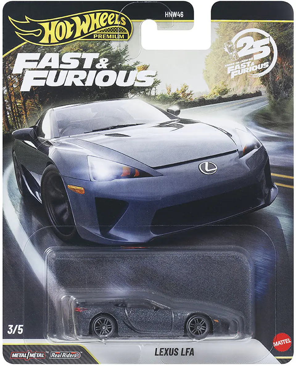 Hot Wheels Premium: Lexus LFA - Fast & Furious 25º Aniversario 1