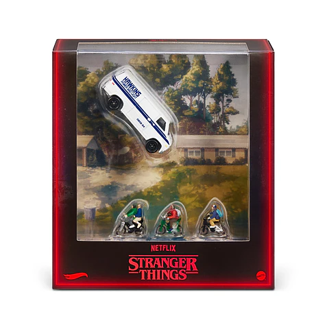 Hot Wheels Stranger Things 10° Aniversario '83 Chevy Van SDCC 2026 – Diorama Volteo Icónico