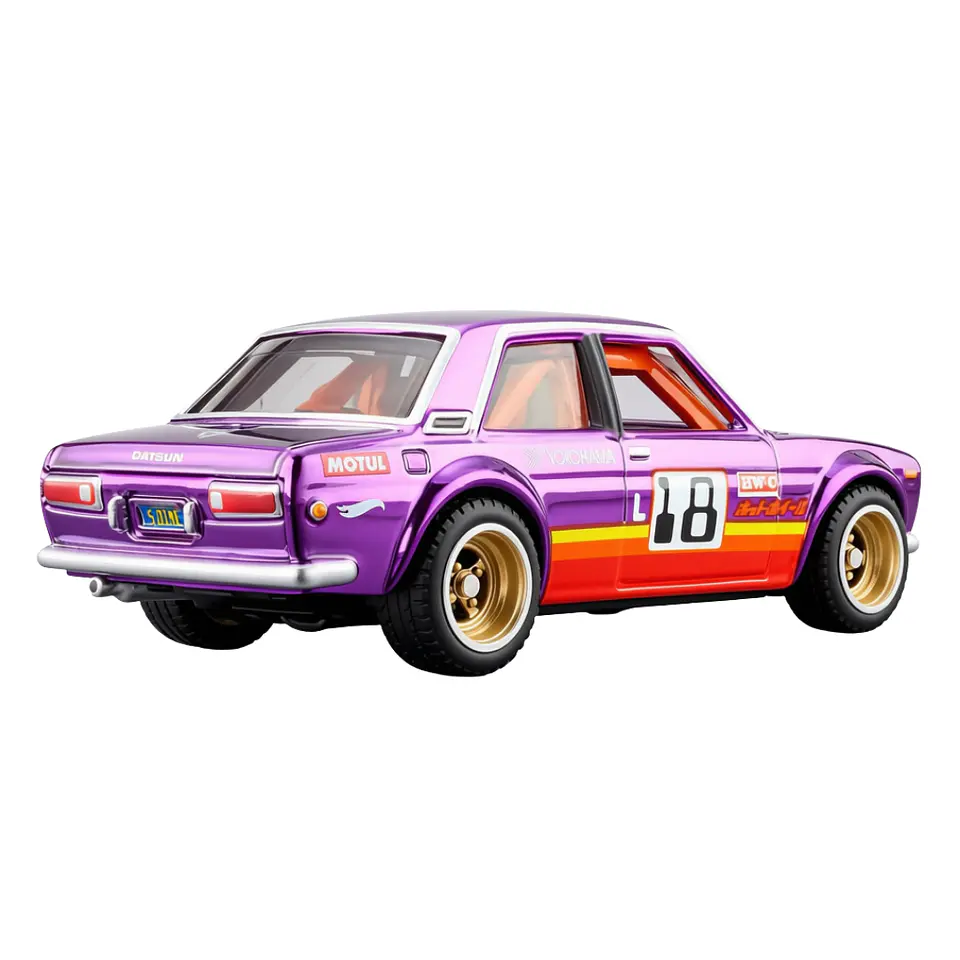Hot Wheels Red Line Club: Exclusive ’71 Datsun 510 Púrpura - RLC 2026 3